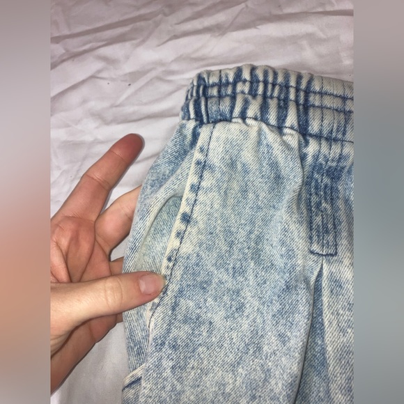 Vintage Acid Wash Denim Joggers - Picture 13 of 13